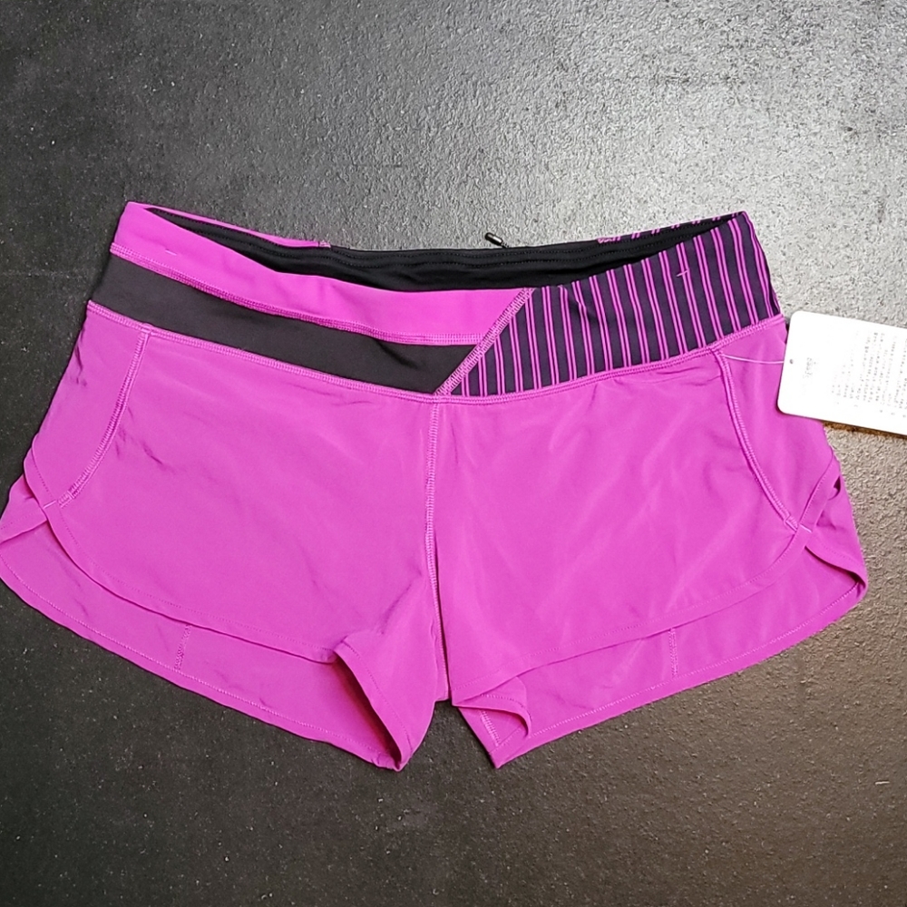 Lululemon NWT Speed Shorts size 8 slim fit